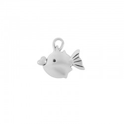 Pendentif en Zamak Poisson 23 x 26 mm