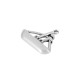Zamak Pendant Boat 22x26mm