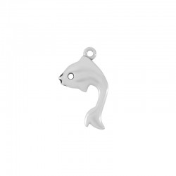 Colgante de Metal Zamak Delfín 16x27mm