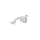Zamak Pendant Dolphin 16x27mm