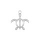 Pendentif Tortue en Zamak 29 x 26 mm