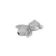 Pasador de Metal Zamak Cola de Pez 11x14mm(Ø1.4mm)