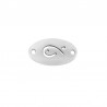999° Silver Antique Plated/ 5µm