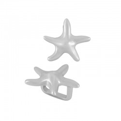 Slider Étoile de mer en Zamak 18 mm Ø10 x 6.8 mm
