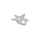 Slider Étoile de mer en Zamak 18 mm Ø10 x 6.8 mm