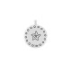 Colgante de Metal Zamak Redondo Estrella de Mar 16mm