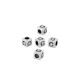 Cubetto in Zama con Lettera G 4 mm Ø 2.2 mm