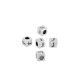 Cube en Zamak avec Lettre « J » 4 mm Ø 2.2 mm
