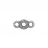 999° Silver Antique Plated/ 5µm