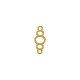 Zamak Connector Geometric Oval 12x7mm