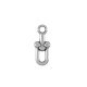 Connecteur Ovale en Zamak 10 x 6 mm