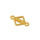 Connettore in Zama a Forma di Rombo con Catena 10X11 mm