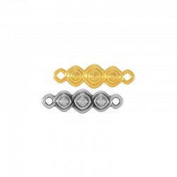 Connecteur en Zamak en Forme de Losange 14 x 6 mm