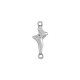 Zamak Connector Cross 18x10mm