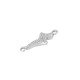 Zamak Connector Cross 18x10mm