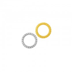 Anneau Torsadé en Zamak 10 mm