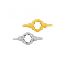 Connecteur en Zamak en Forme de Guirlande 10 x 7 mm
