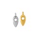Zamak Charm Tooth 6x12mm