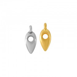 Zamak Charm Tooth 6x12mm