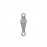 999° Silver Antique Plated/ 5µm