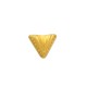 Zamak Bead Triangle 9x8mm Ø1.4mm