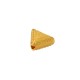 Perle Triangulaire en Zamak 9 x 8 mm Ø 1.4 mm