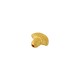 Zamak Irregular Bead 10x9mm Ø1.4mm