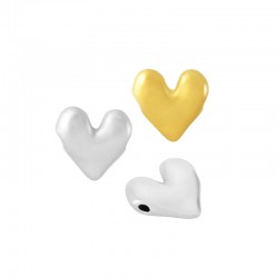 Perla in Zamak a Forma di Cuore 12 mm Ø 1.4 mm