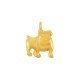 Zamak Charm Dog 13x14mm
