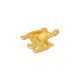 Colgante de Zamak con Perro 13 x 14 mm