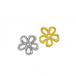 Breloque Fleur en Zamak 17 mm