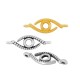 Zamak Connector Evil Eye 18x8mm