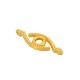 Zamak Connector Evil Eye 18x8mm