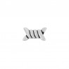 999° Silver Antique Plated/ 5µm