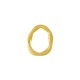 Anello Ovale Irregolare in Zamak 20X24 mm