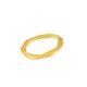 Anello Ovale Irregolare in Zama 27X32 mm