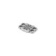 Conector de Metal Zamak Cuadrado con 4 anillas 12x7mm