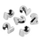 Pasador de Metal Zamak "2" 6x8mm (Ø2.2x5.2mm)