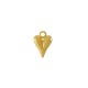 Zamak Charm Heart 12x13mm