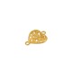 Zamak Connector Heart 14x12mm