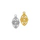 Zamak Charm Oval 13x20mm