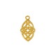 Colgante de Metal Zamak Ovalado 13x20mm