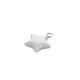 Zamak Charm Star 17mm