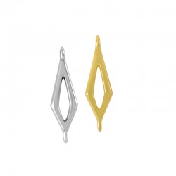 Connecteur en Zamak en Forme de Losange 25 x 10 mm
