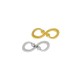 Zamak Connector Infinity 20x8mm