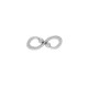Zamak Connector Infinity 20x8mm