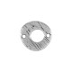 Connettore Rotondo con Linee in Zamak 16 mm