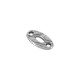 Zamak Connector Oval with Lines 14x7mm
