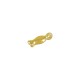Zamak Charm Fish 4x9mm