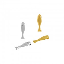 Breloque Poisson en Zamak 5 x 18 mm Ø 1.5 mm